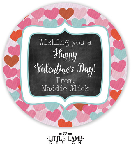 Little Lamb - Valentine's Day Gift Stickers (Tiny Hearts) Little Lamb - Valentine's Day Gift Stickers (Tiny Hearts)